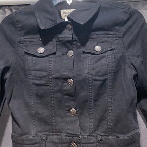 Black jean jacket